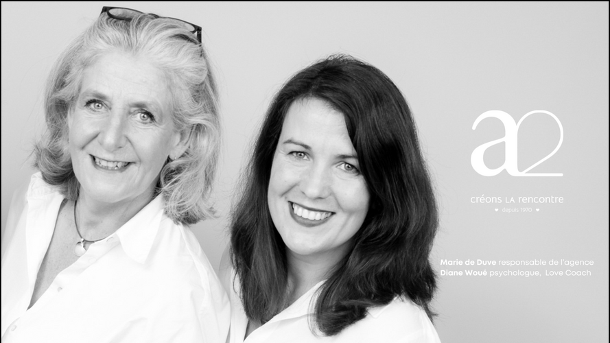Marie de Duve et Diane Woué - Agence matrimoniale a2 rencontres Belgique