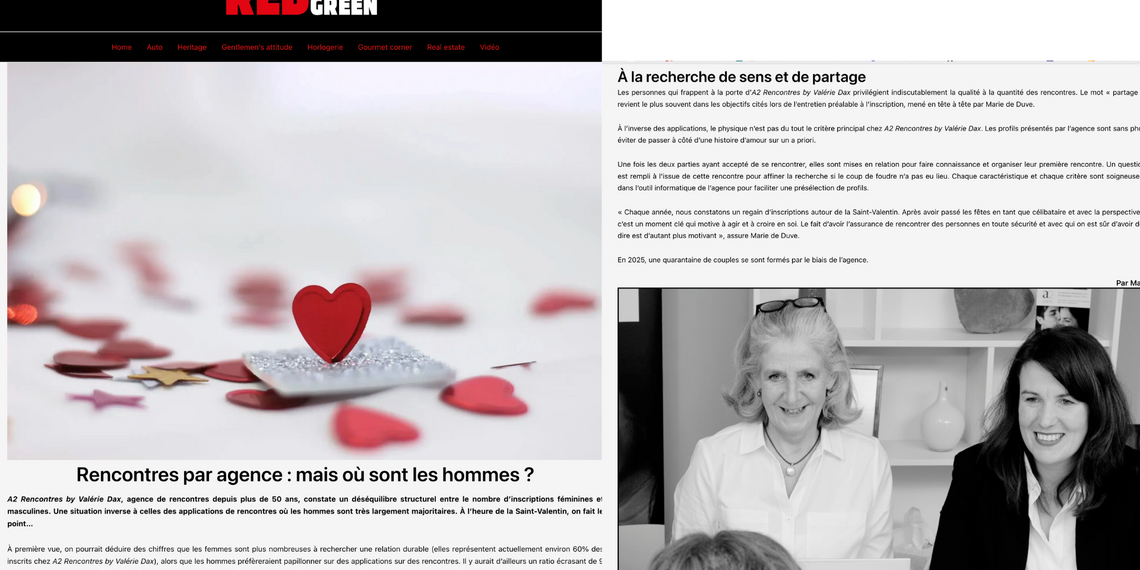 Dynamique des rencontres actuelles